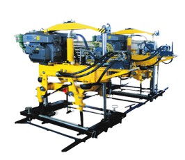 YD-22型液壓搗固機,雙導柱框架結構，單缸升降方式